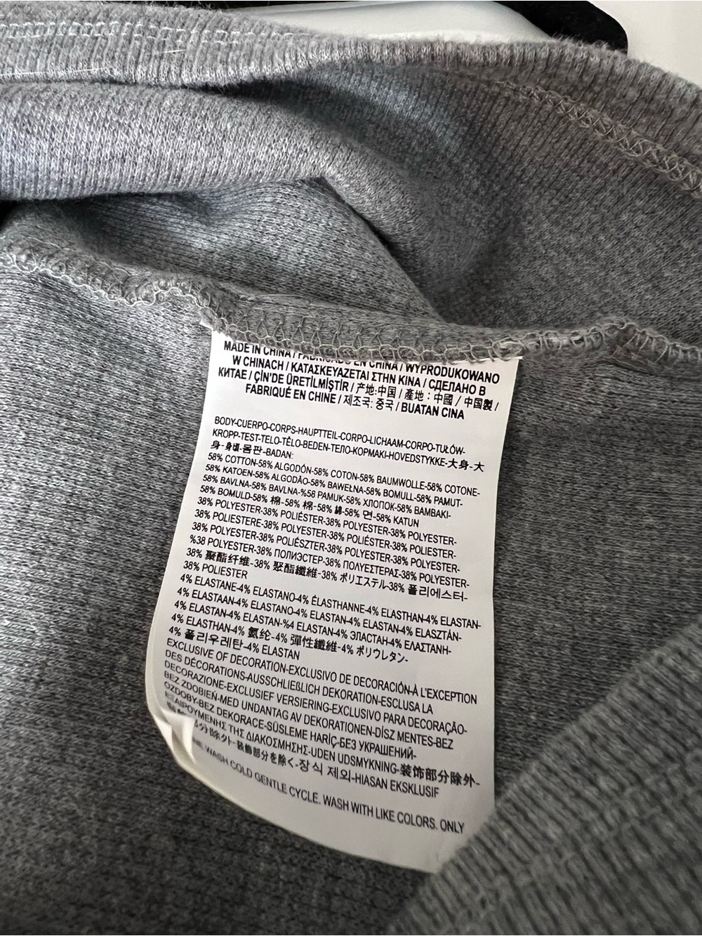 Vans Light Gray Ribbed Zip Polo Mini Dress - Picture 5 of 6